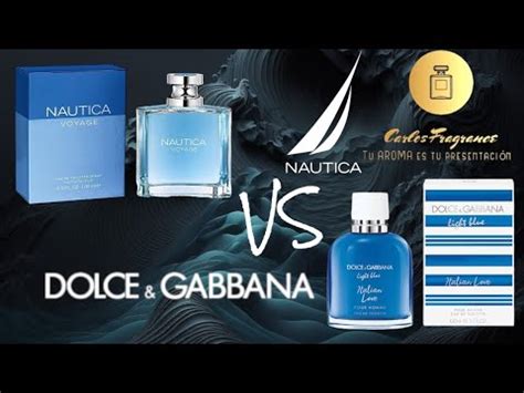 nautica voyage vs dolce gabbana light blue